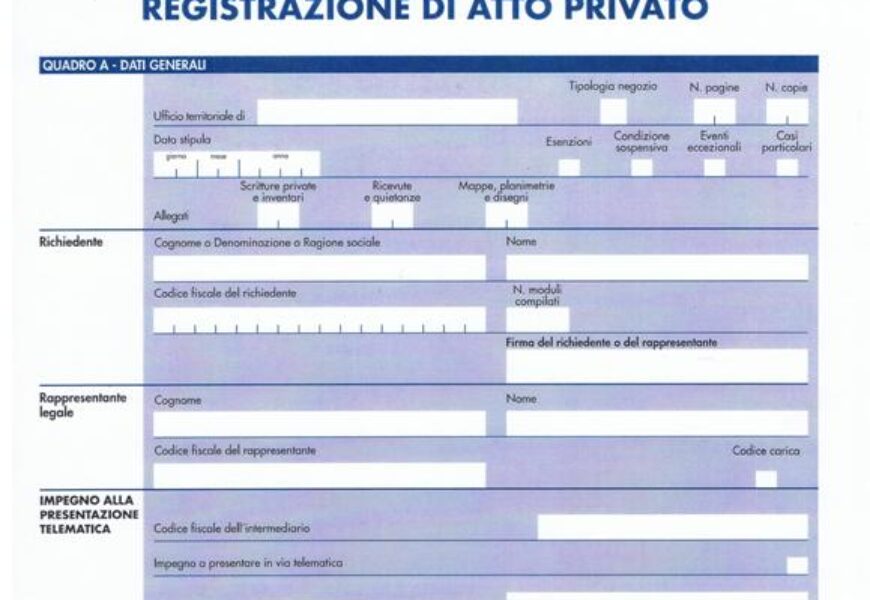Registrazione comodato d’uso: Quando è obbligatoria?